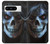 S2585 Evil Death Skull Pentagram Hülle Schutzhülle Taschen für Google Pixel 8 pro