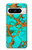 S2688 Aqua Copper Turquoise Gemstone Graphic Hülle Schutzhülle Taschen für Google Pixel 8 pro