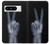 S3101 X-ray Peace Sign Fingers Hülle Schutzhülle Taschen für Google Pixel 8 pro