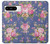 S3265 Vintage Flower Pattern Hülle Schutzhülle Taschen für Google Pixel 8 pro