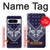 S3357 Navy Blue Bandana Pattern Hülle Schutzhülle Taschen für Google Pixel 8 pro