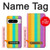 S3678 Colorful Rainbow Vertical Hülle Schutzhülle Taschen für Google Pixel 8 pro