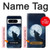 S3693 Grim White Wolf Full Moon Hülle Schutzhülle Taschen für Google Pixel 8 pro