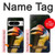 S3876 Colorful Hornbill Hülle Schutzhülle Taschen für Google Pixel 8 pro
