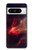 S3897 Red Nebula Space Hülle Schutzhülle Taschen für Google Pixel 8 pro