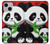 S3929 Cute Panda Eating Bamboo Hülle Schutzhülle Taschen für iPhone 13 mini
