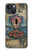 S3955 Vintage Keyhole Weather Door Hülle Schutzhülle Taschen für iPhone 13 mini