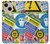 S3960 Safety Signs Sticker Collage Hülle Schutzhülle Taschen für iPhone 13 mini
