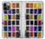S3956 Watercolor Palette Box Graphic Hülle Schutzhülle Taschen für iPhone 12, iPhone 12 Pro