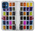 S3956 Watercolor Palette Box Graphic Hülle Schutzhülle Taschen für iPhone 12 mini