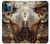 S3949 Steampunk Skull Smoking Hülle Schutzhülle Taschen für iPhone 12 Pro Max