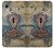 S3955 Vintage Keyhole Weather Door Hülle Schutzhülle Taschen für iPhone XR