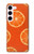 S3946 Seamless Orange Pattern Hülle Schutzhülle Taschen für Samsung Galaxy S23