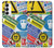 S3960 Safety Signs Sticker Collage Hülle Schutzhülle Taschen für Samsung Galaxy S23