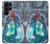 S3912 Cute Little Mermaid Aqua Spa Hülle Schutzhülle Taschen für Samsung Galaxy S22 Ultra