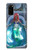 S3912 Cute Little Mermaid Aqua Spa Hülle Schutzhülle Taschen für Samsung Galaxy S20