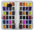 S3956 Watercolor Palette Box Graphic Hülle Schutzhülle Taschen für Samsung Galaxy S7