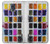 S3956 Watercolor Palette Box Graphic Hülle Schutzhülle Taschen für Samsung Galaxy S5