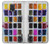 S3956 Watercolor Palette Box Graphic Hülle Schutzhülle Taschen für Samsung Galaxy Note 4