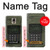 S3959 Military Radio Graphic Print Hülle Schutzhülle Taschen für Samsung Galaxy Note 4