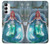 S3911 Cute Little Mermaid Aqua Spa Hülle Schutzhülle Taschen für Samsung Galaxy A14 5G
