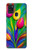 S3926 Colorful Tulip Oil Painting Hülle Schutzhülle Taschen für Samsung Galaxy A21s