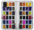 S3956 Watercolor Palette Box Graphic Hülle Schutzhülle Taschen für Samsung Galaxy A21s
