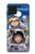 S3915 Raccoon Girl Baby Sloth Astronaut Suit Hülle Schutzhülle Taschen für Samsung Galaxy A22 4G