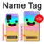 S3939 Ice Cream Cute Smile Hülle Schutzhülle Taschen für Samsung Galaxy A22 4G