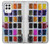 S3956 Watercolor Palette Box Graphic Hülle Schutzhülle Taschen für Samsung Galaxy A22 4G