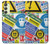 S3960 Safety Signs Sticker Collage Hülle Schutzhülle Taschen für Samsung Galaxy A24 4G
