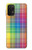 S3942 LGBTQ Rainbow Plaid Tartan Hülle Schutzhülle Taschen für Samsung Galaxy A32 5G