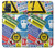 S3960 Safety Signs Sticker Collage Hülle Schutzhülle Taschen für Samsung Galaxy A51