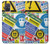 S3960 Safety Signs Sticker Collage Hülle Schutzhülle Taschen für Samsung Galaxy A71