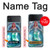 S3911 Cute Little Mermaid Aqua Spa Hülle Schutzhülle Taschen für Samsung Galaxy Z Flip 4