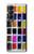 S3956 Watercolor Palette Box Graphic Hülle Schutzhülle Taschen für Samsung Galaxy Z Fold 4