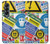 S3960 Safety Signs Sticker Collage Hülle Schutzhülle Taschen für Samsung Galaxy Z Fold 4