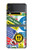 S3960 Safety Signs Sticker Collage Hülle Schutzhülle Taschen für Samsung Galaxy Z Flip 3 5G