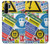 S3960 Safety Signs Sticker Collage Hülle Schutzhülle Taschen für Huawei P30 Pro