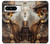 S3949 Steampunk Skull Smoking Hülle Schutzhülle Taschen für Google Pixel 8 pro