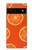 S3946 Seamless Orange Pattern Hülle Schutzhülle Taschen für Google Pixel 6