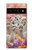 S3916 Alpaca Family Baby Alpaca Hülle Schutzhülle Taschen für Google Pixel 6 Pro