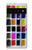 S3956 Watercolor Palette Box Graphic Hülle Schutzhülle Taschen für Google Pixel 6 Pro