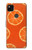 S3946 Seamless Orange Pattern Hülle Schutzhülle Taschen für Google Pixel 4a