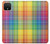 S3942 LGBTQ Rainbow Plaid Tartan Hülle Schutzhülle Taschen für Google Pixel 4