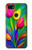 S3926 Colorful Tulip Oil Painting Hülle Schutzhülle Taschen für Google Pixel 3a XL