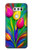 S3926 Colorful Tulip Oil Painting Hülle Schutzhülle Taschen für LG V30, LG V30 Plus, LG V30S ThinQ, LG V35, LG V35 ThinQ