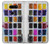 S3956 Watercolor Palette Box Graphic Hülle Schutzhülle Taschen für LG V30, LG V30 Plus, LG V30S ThinQ, LG V35, LG V35 ThinQ