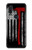 S3958 Firefighter Axe Flag Hülle Schutzhülle Taschen für Motorola One Action (Moto P40 Power)