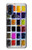 S3956 Watercolor Palette Box Graphic Hülle Schutzhülle Taschen für Motorola G Pure